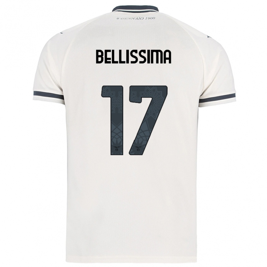 ילדים כדורגל Renato Bellissima #17 לבן נייבי הרחק ג'רזי 2025/26