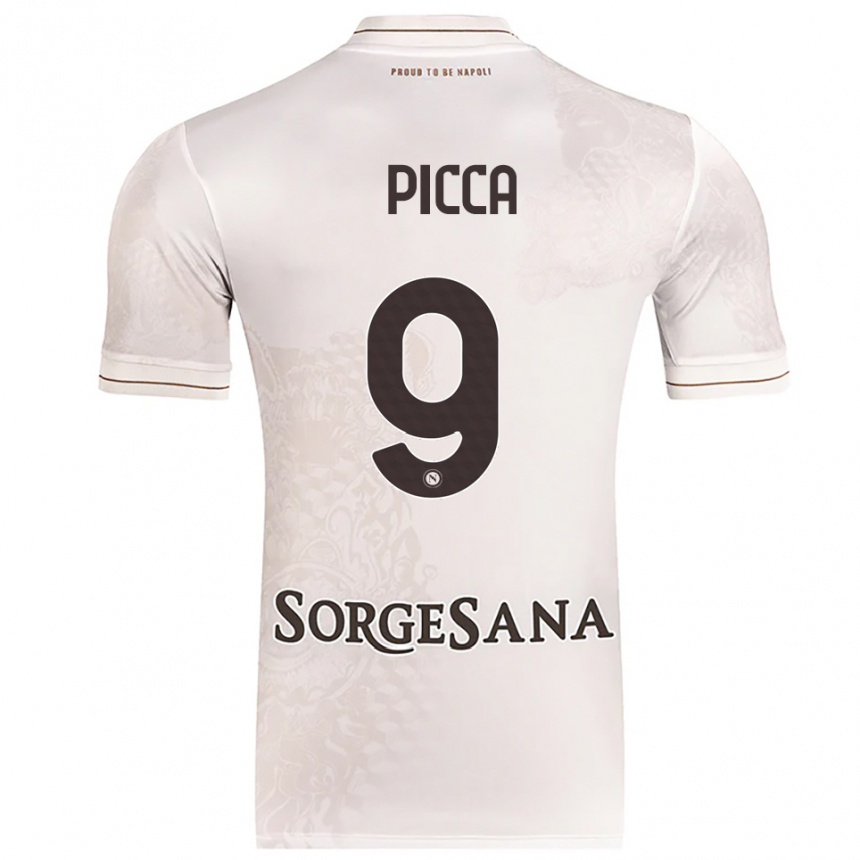ילדים כדורגל Luigi Picca #9 שמפניה חום הרחק ג'רזי 2025/26