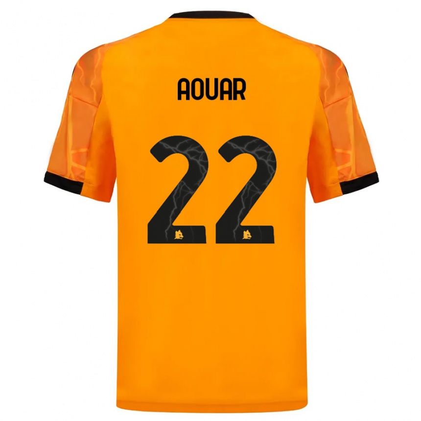 ילדים כדורגל הוסם אאואר #22 כתום שחור הרחק ג'רזי 2025/26