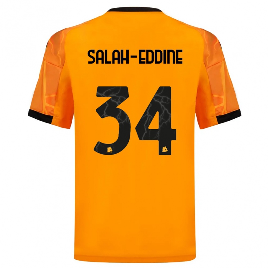 ילדים כדורגל אנאס סאלח-אדין #34 כתום שחור הרחק ג'רזי 2025/26 ילדים כדורגל אנאס סאלח-אדין #34 כתום שחור הרחק ג'רזי 2025/26