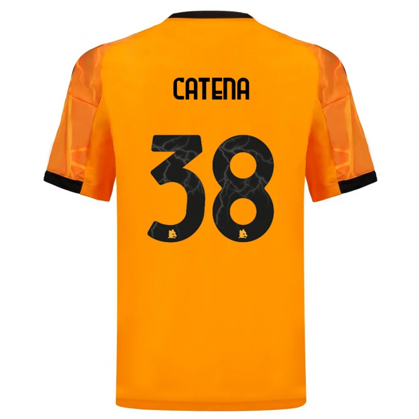 ילדים כדורגל Giada Catena #38 כתום שחור הרחק ג'רזי 2025/26