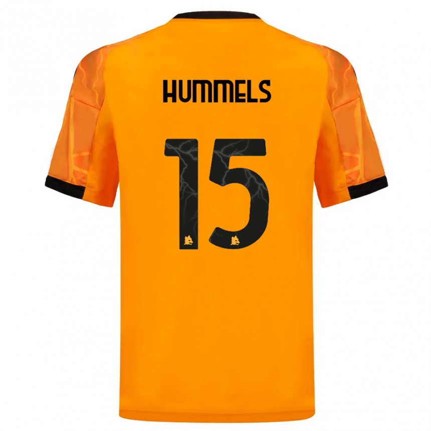 ילדים כדורגל מאטס הומלס #15 כתום שחור הרחק ג'רזי 2025/26