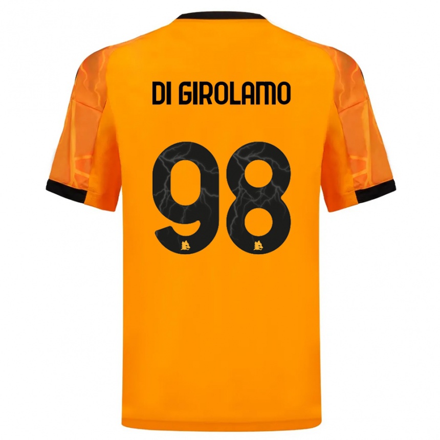 ילדים כדורגל Anita Di Girolamo #98 כתום שחור הרחק ג'רזי 2025/26