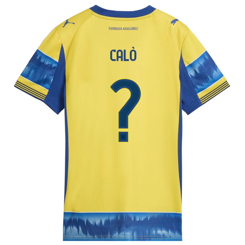 ילדים כדורגל סימון קוסימו קאלו #0 צהוב כחול הרחק ג'רזי 2025/26