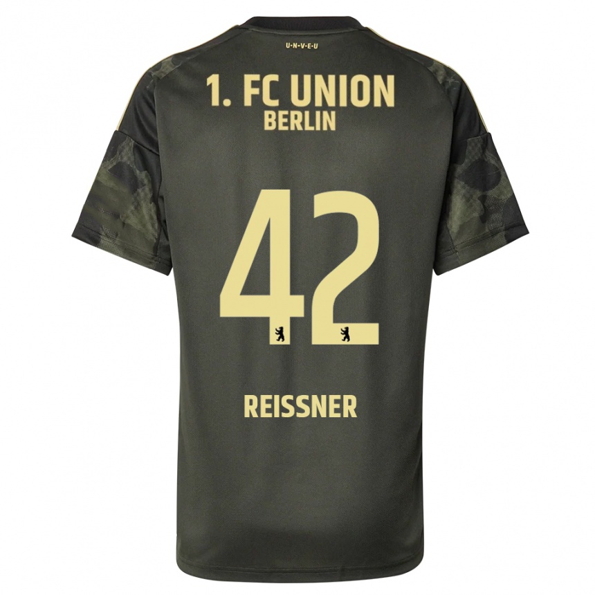 ילדים כדורגל נאיקה רייסנר #42 ירוק כהה שחור הרחק ג'רזי 2025/26