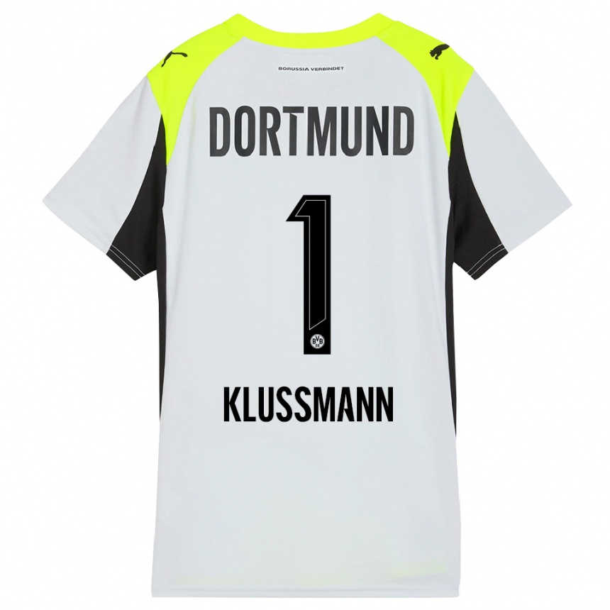 ילדים כדורגל לאון קלוסמן #1 צהוב פלואורסצנטי הרחק ג'רזי 2025/26