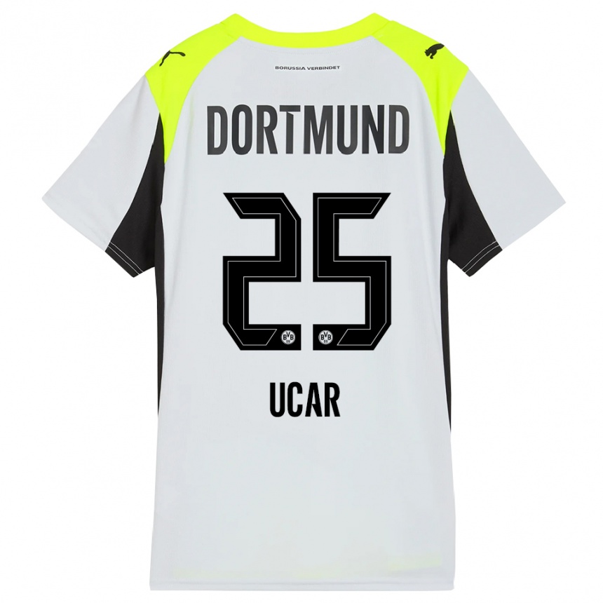 ילדים כדורגל לייס אוקר #25 צהוב פלואורסצנטי הרחק ג'רזי 2025/26