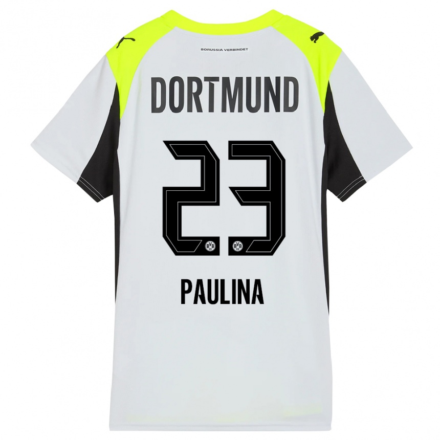 ילדים כדורגל ג׳ורדי פוליינה #23 צהוב פלואורסצנטי הרחק ג'רזי 2025/26