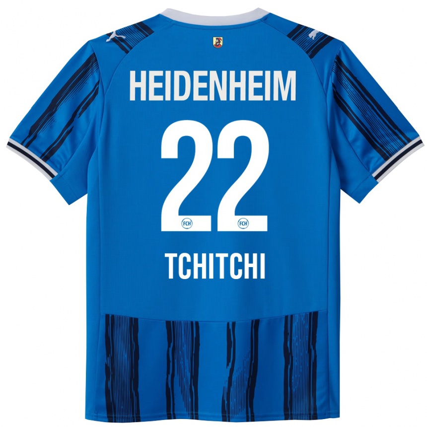 ילדים כדורגל Dahrel Tchitchi #22 כחול נייבי הרחק ג'רזי 2025/26