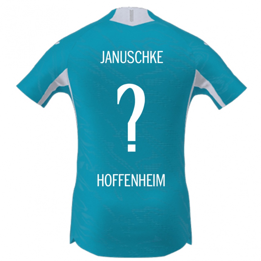 ילדים כדורגל Tim Januschke #0 תכלת הרחק ג'רזי 2025/26