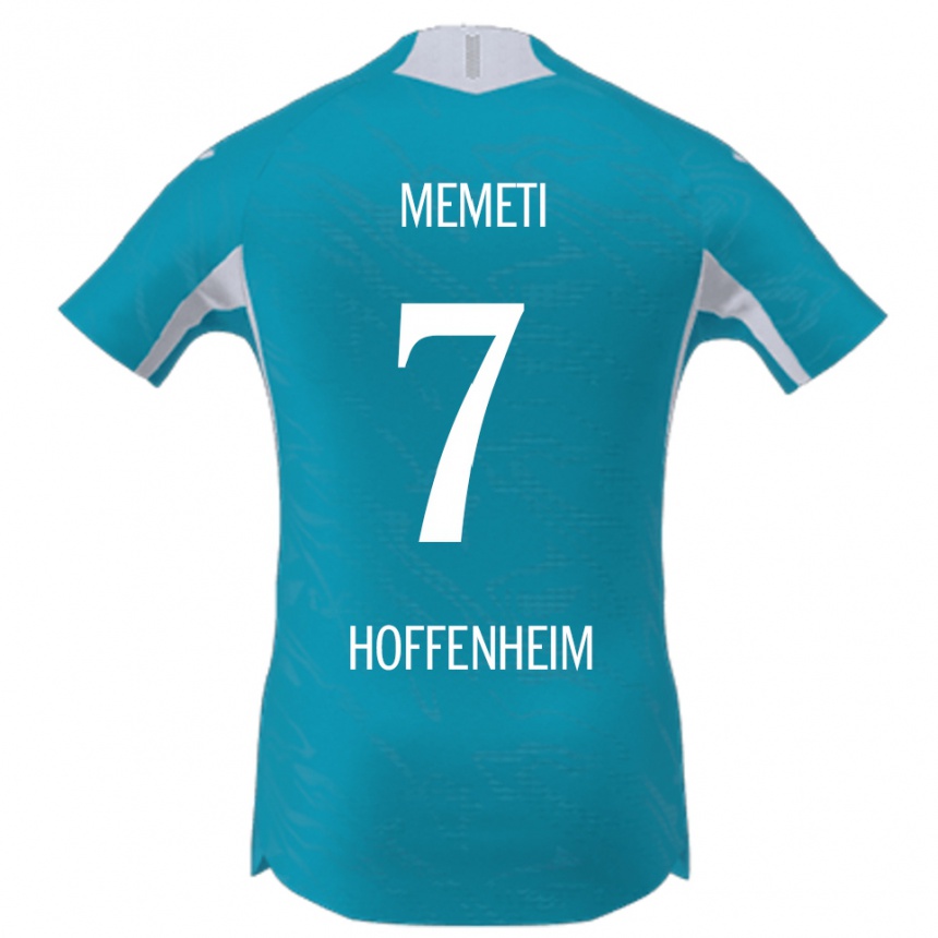 ילדים כדורגל Erëleta Memeti #7 תכלת הרחק ג'רזי 2025/26