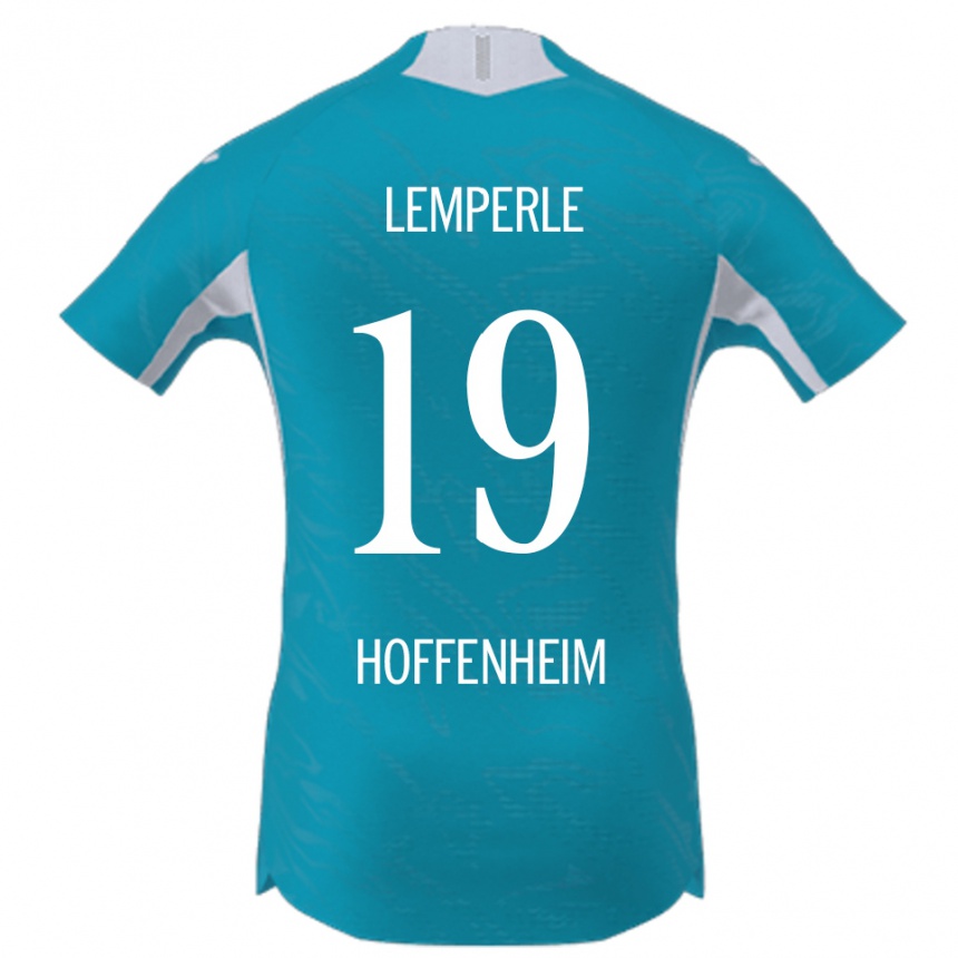 ילדים כדורגל טים למפרל #19 תכלת הרחק ג'רזי 2025/26