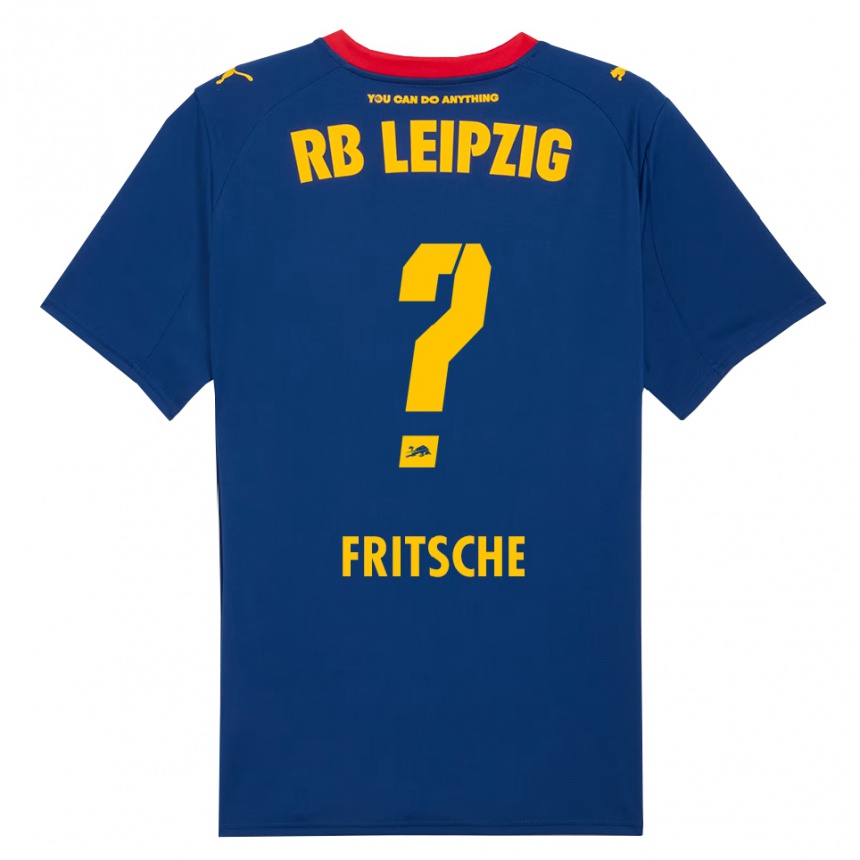 ילדים כדורגל Valentino Fritsche #0 נייבי אדום הרחק ג'רזי 2025/26