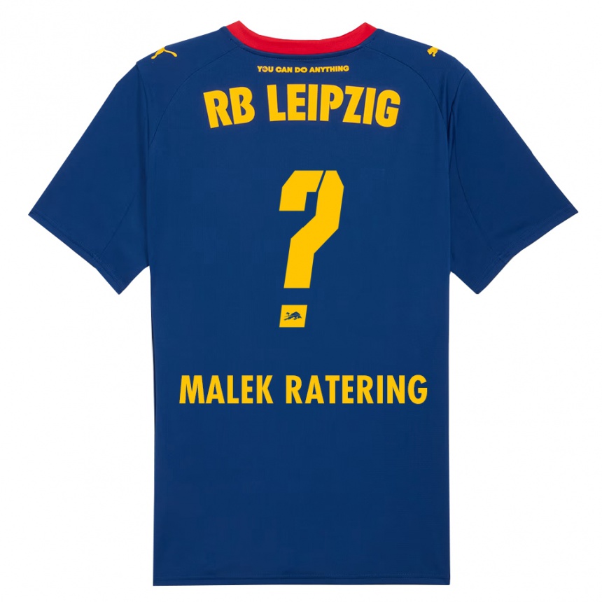 ילדים כדורגל Jakob Malek Ratering #0 נייבי אדום הרחק ג'רזי 2025/26