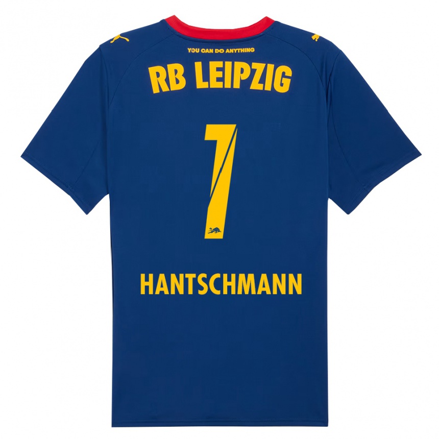 ילדים כדורגל Franz Hantschmann #1 נייבי אדום הרחק ג'רזי 2025/26