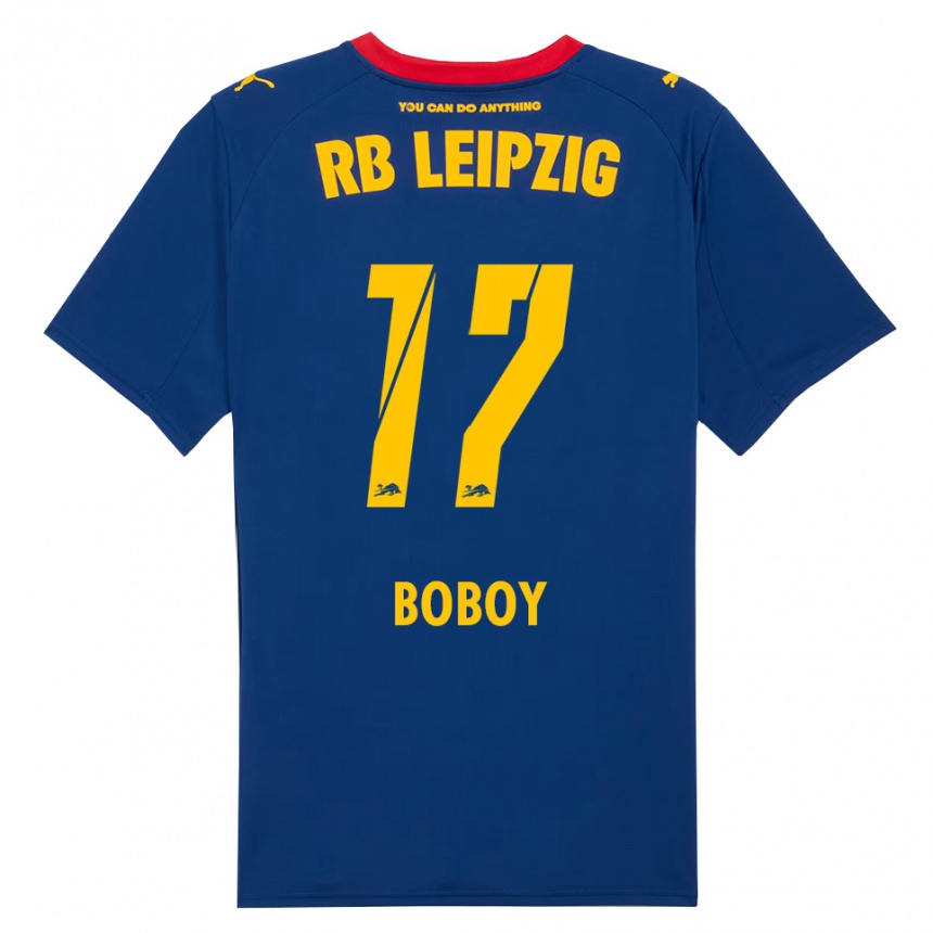 ילדים כדורגל Delice Boboy #17 נייבי אדום הרחק ג'רזי 2025/26