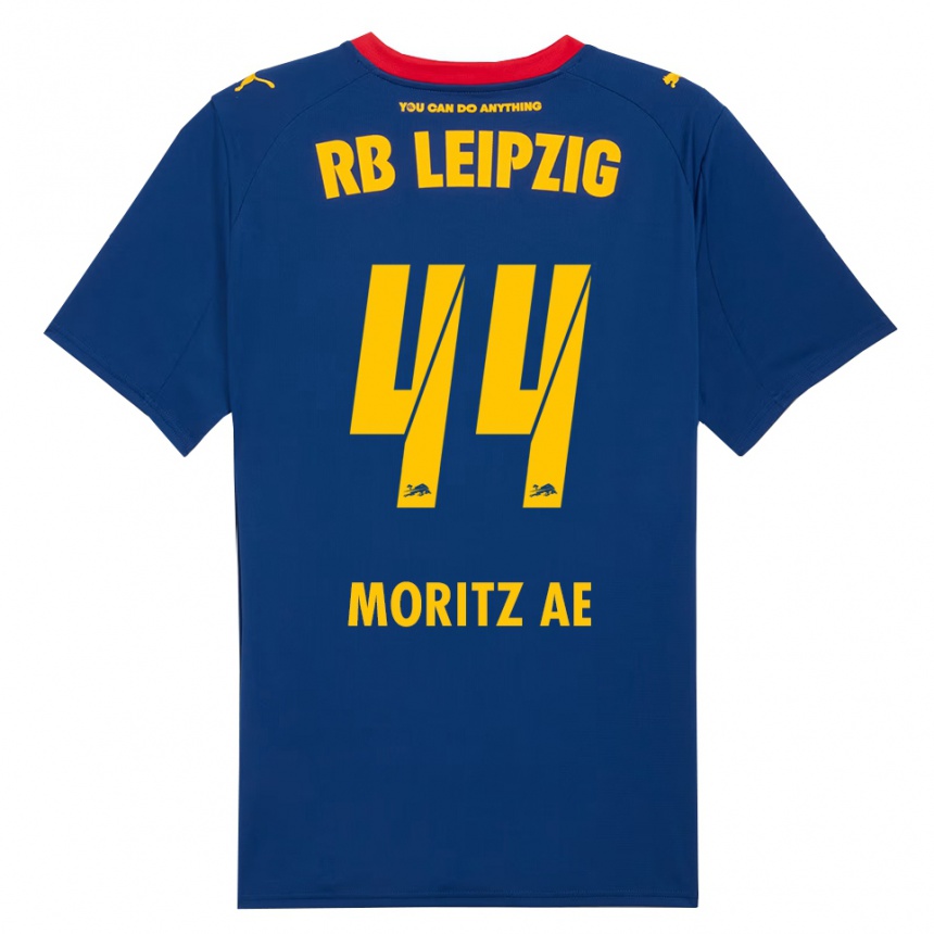 ילדים כדורגל מוריץ א #44 נייבי אדום הרחק ג'רזי 2025/26