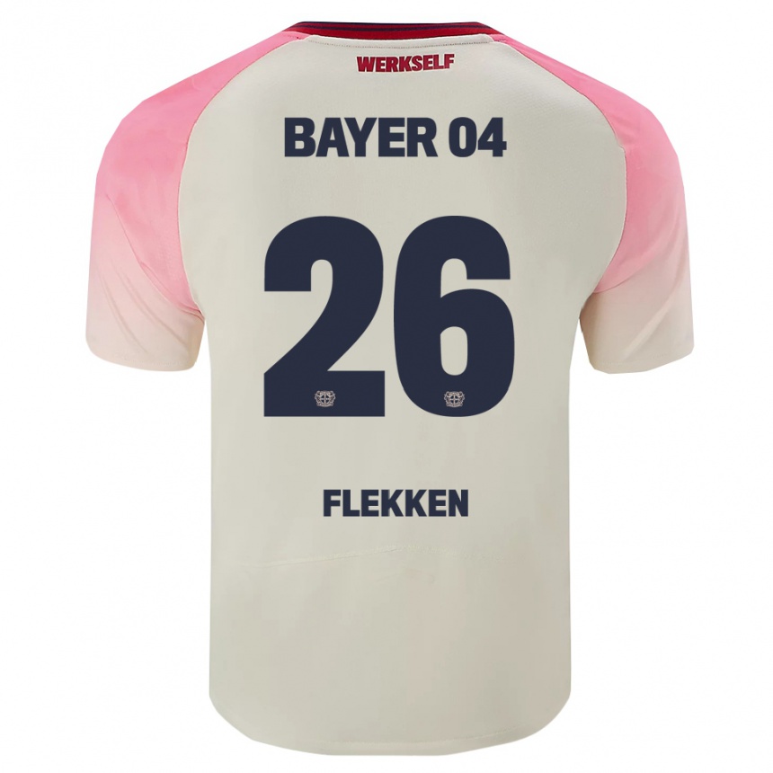 ילדים כדורגל מארק פלקן #26 ורוד אוף וויט הרחק ג'רזי 2025/26 ילדים כדורגל מארק פלקן #26 ורוד אוף וויט הרחק ג'רזי 2025/26