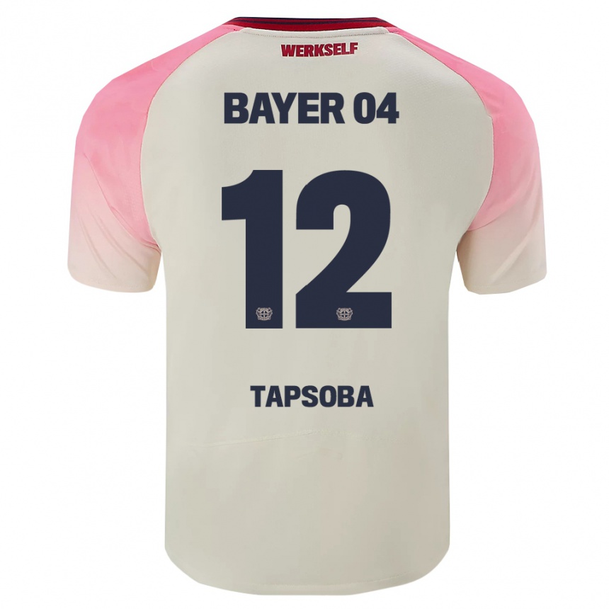 ילדים כדורגל אדמון פייסל טפסובה #12 ורוד אוף וויט הרחק ג'רזי 2025/26