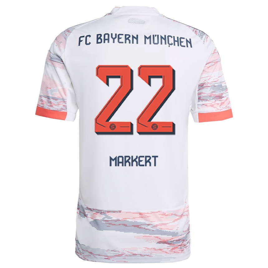 ילדים כדורגל ליאון מרקרט #22 לבן אפור הרחק ג'רזי 2025/26