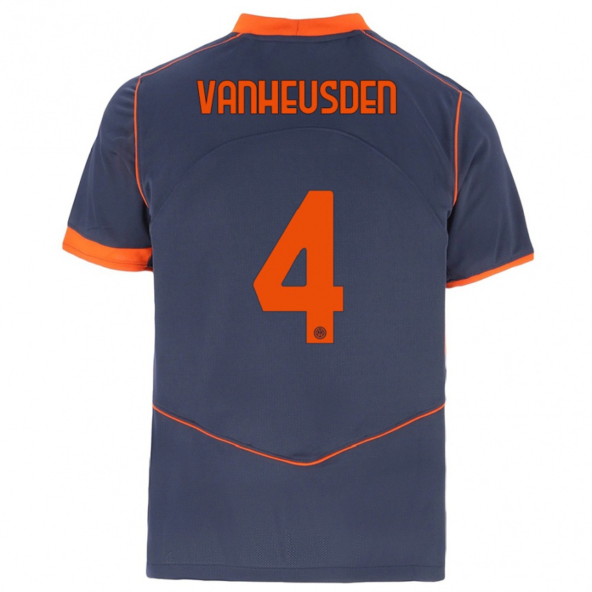 ילדים כדורגל זינהו ונהוזדן #4 אפור כתום ג'רזי קיט שלישי 2025/26