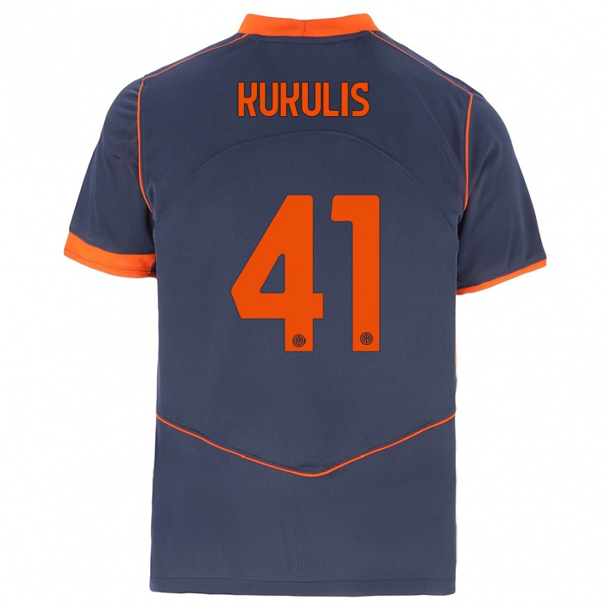 ילדים כדורגל רוברטס קוקוליס #41 אפור כתום ג'רזי קיט שלישי 2025/26