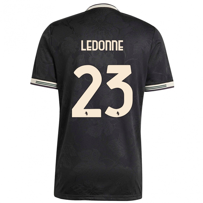 ילדים כדורגל ניקולו לדון #23 שחור לבן ירוק ג'רזי קיט שלישי 2025/26 ילדים כדורגל ניקולו לדון #23 שחור לבן ירוק ג'רזי קיט שלישי 2025/26