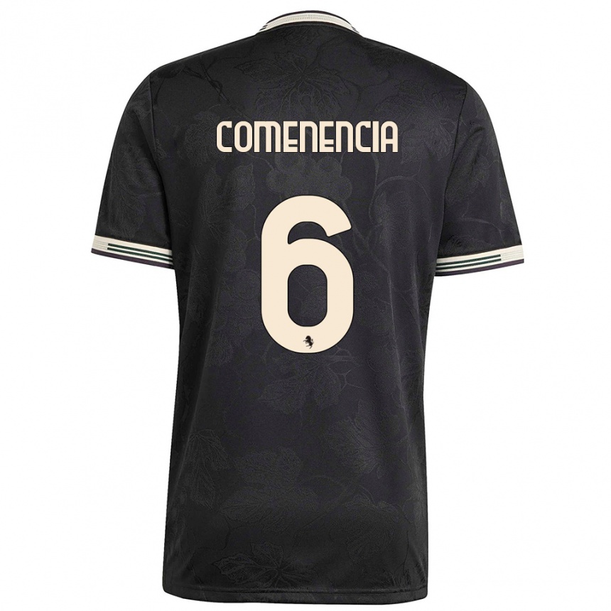 ילדים כדורגל ליבנו קומנסיה #6 שחור לבן ירוק ג'רזי קיט שלישי 2025/26