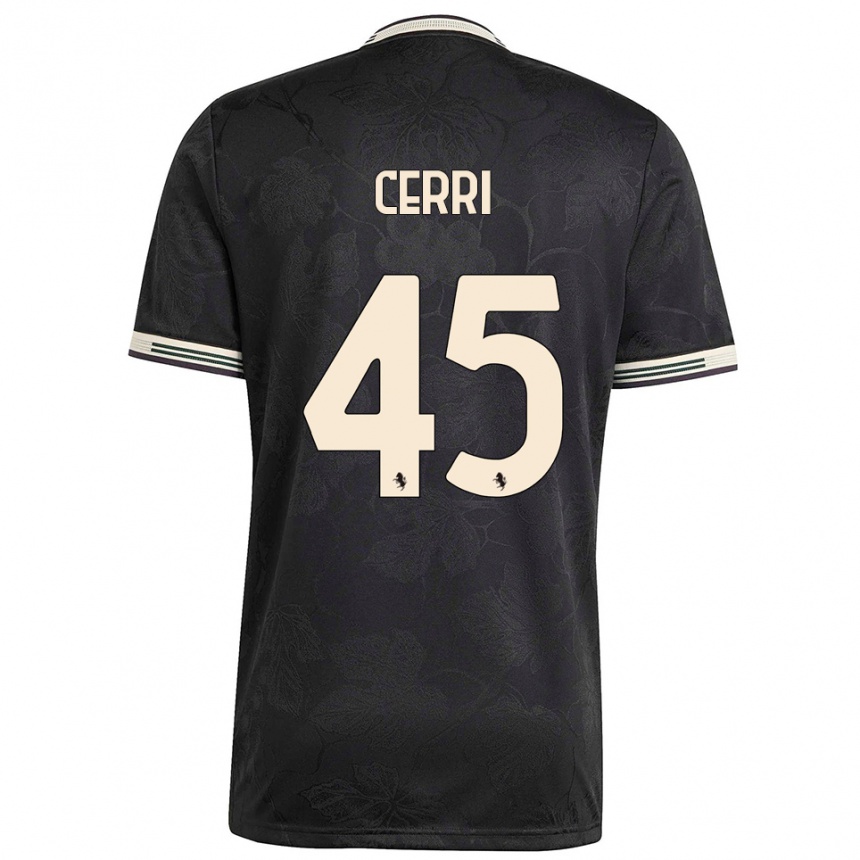 ילדים כדורגל לאונרדו צ׳רי #45 שחור לבן ירוק ג'רזי קיט שלישי 2025/26 ילדים כדורגל לאונרדו צ׳רי #45 שחור לבן ירוק ג'רזי קיט שלישי 2025/26