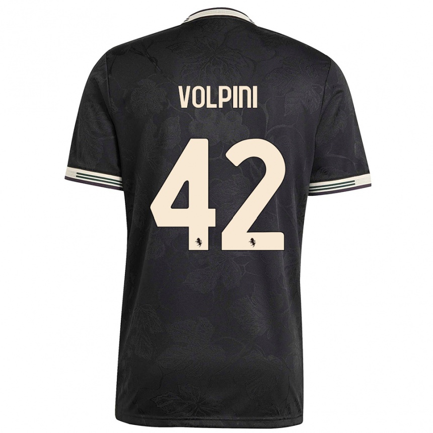 ילדים כדורגל ויולה וולפיני #42 שחור לבן ירוק ג'רזי קיט שלישי 2025/26