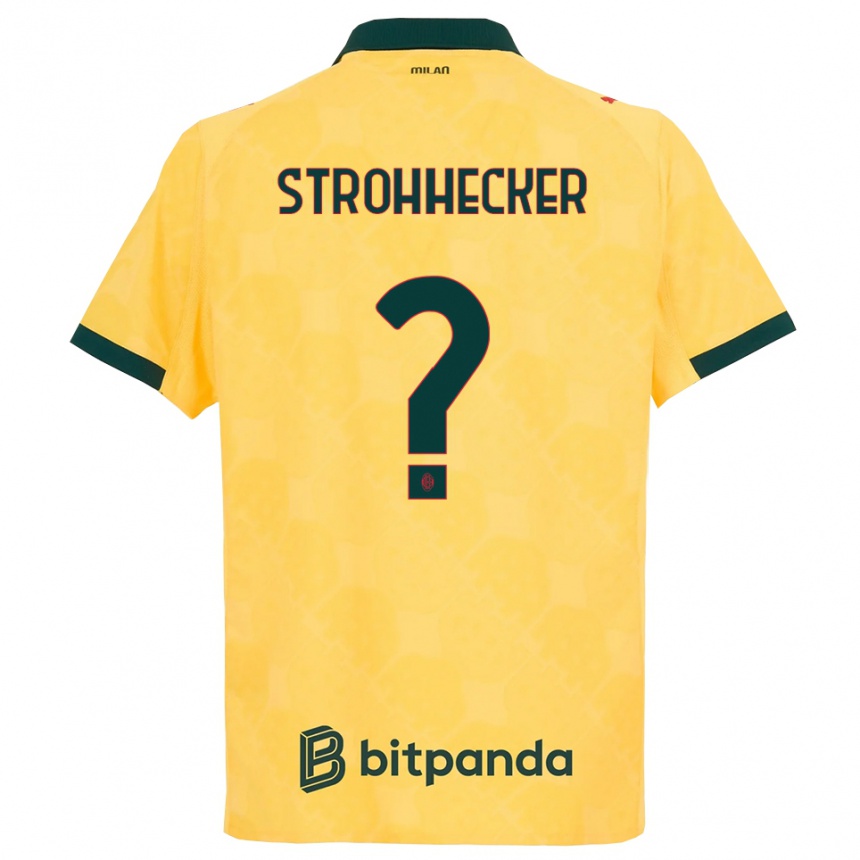 ילדים כדורגל ריקרדו סטרוהקר #0 צהוב שחור ג'רזי קיט שלישי 2025/26 ילדים כדורגל ריקרדו סטרוהקר #0 צהוב שחור ג'רזי קיט שלישי 2025/26