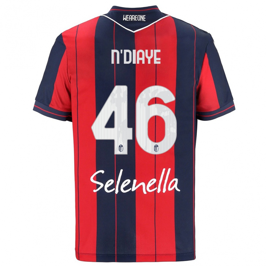גברים כדורגל Antoine N\'Diaye #46 אדום נייבי ג'רזי ביתית 2025/26
