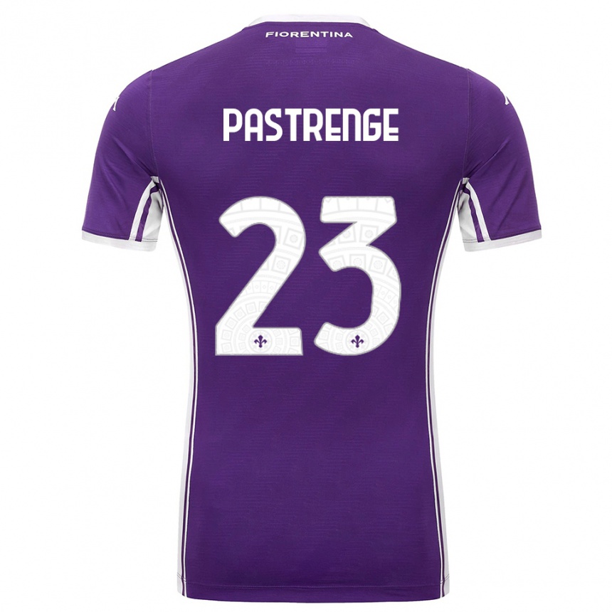 גברים כדורגל Lucia Pastrenge #23 סגול לבן ג'רזי ביתית 2025/26