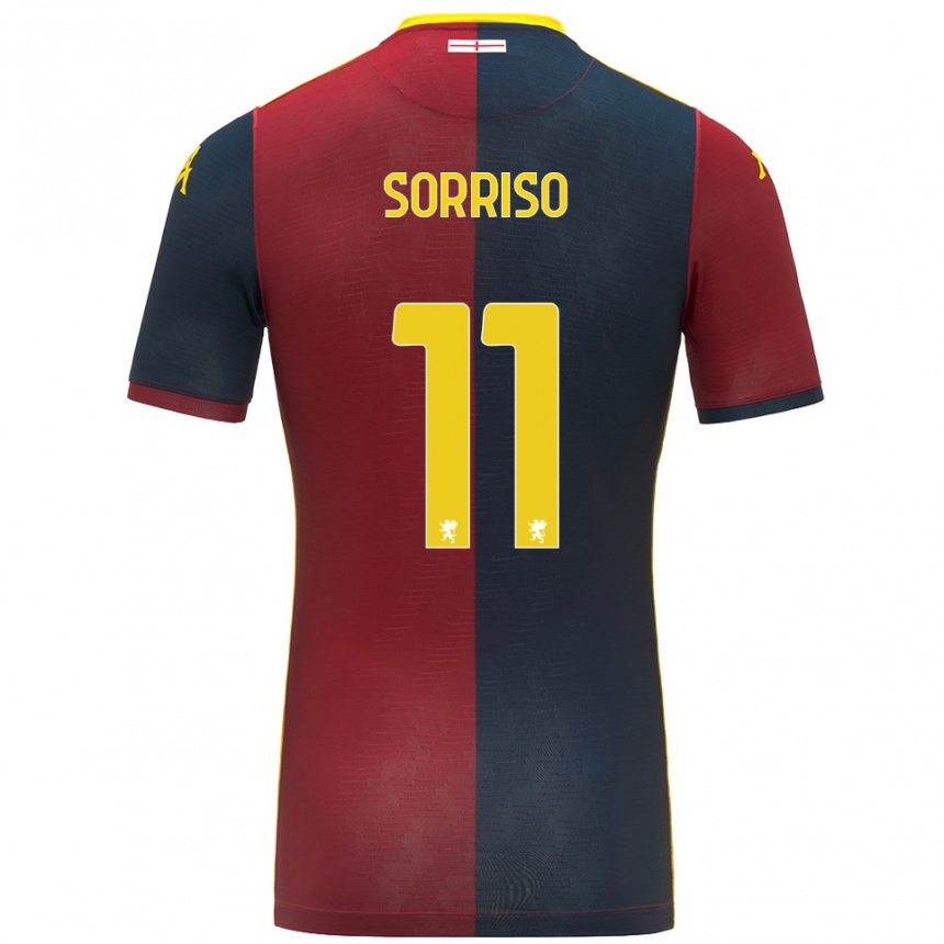 גברים כדורגל Sorriso #11 אדום כחול מלכותי ג'רזי ביתית 2025/26