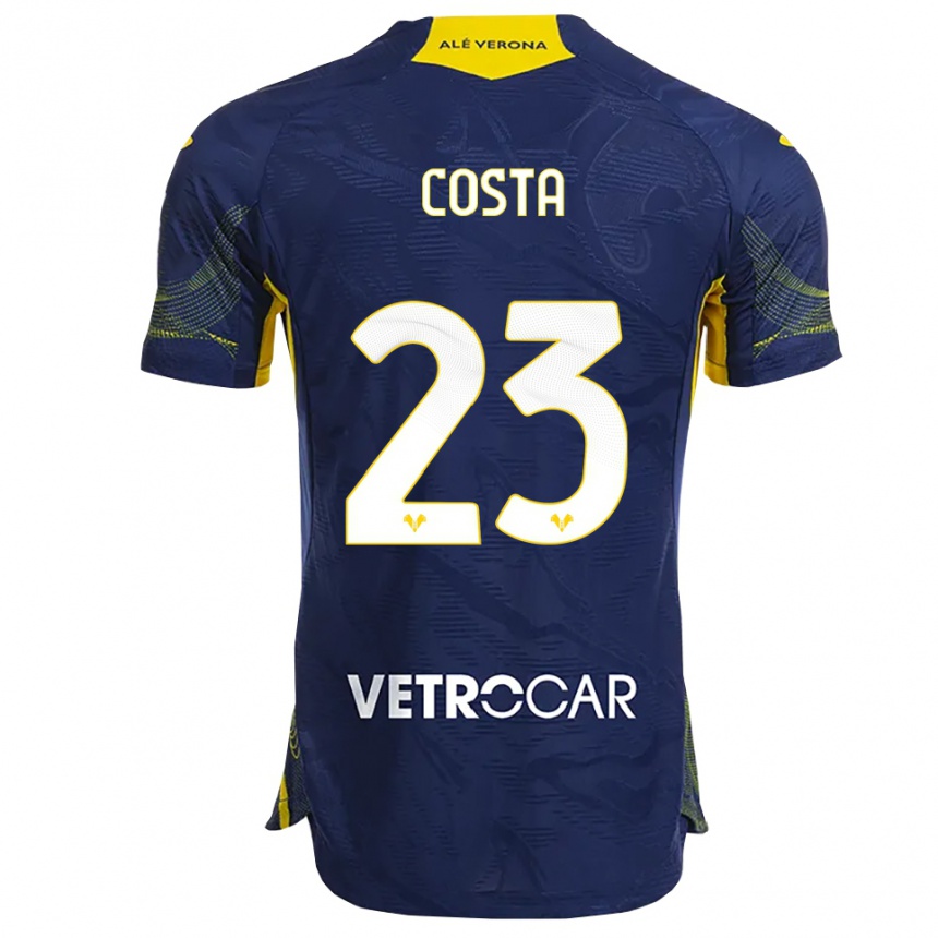 גברים כדורגל Nicole Costa #23 נייבי צהוב ג'רזי ביתית 2025/26