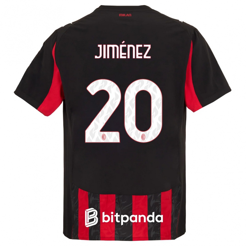 גברים כדורגל אלכס חימנס #20 אדום שחור ג'רזי ביתית 2025/26