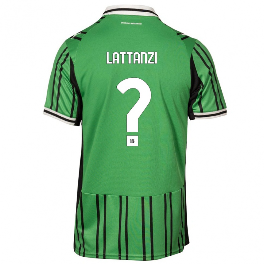גברים כדורגל Luca Lattanzi #0 ירוק שחור ג'רזי ביתית 2025/26