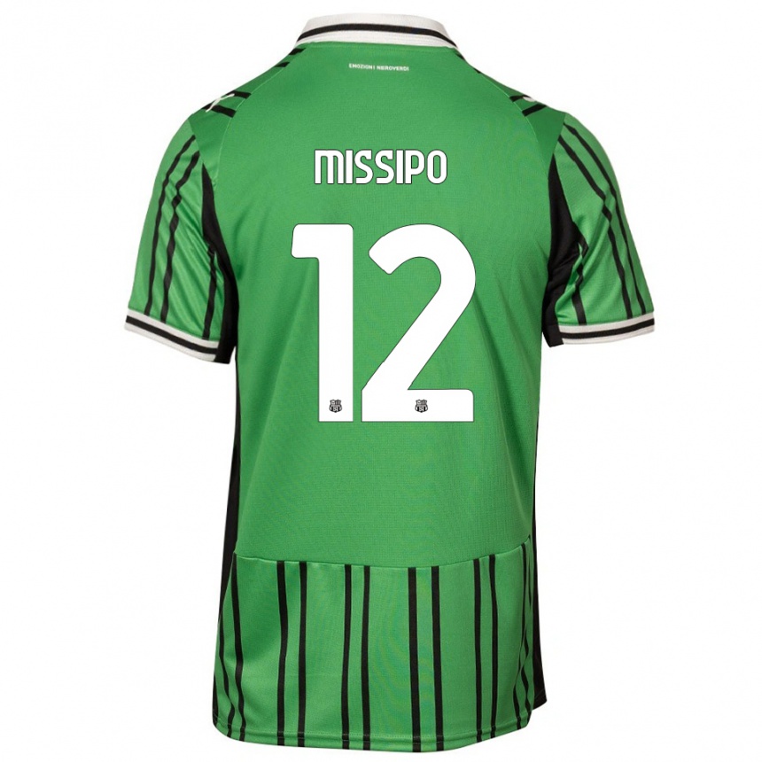 גברים כדורגל Kassandra Missipo #12 ירוק שחור ג'רזי ביתית 2025/26 גברים כדורגל Kassandra Missipo #12 ירוק שחור ג'רזי ביתית 2025/26