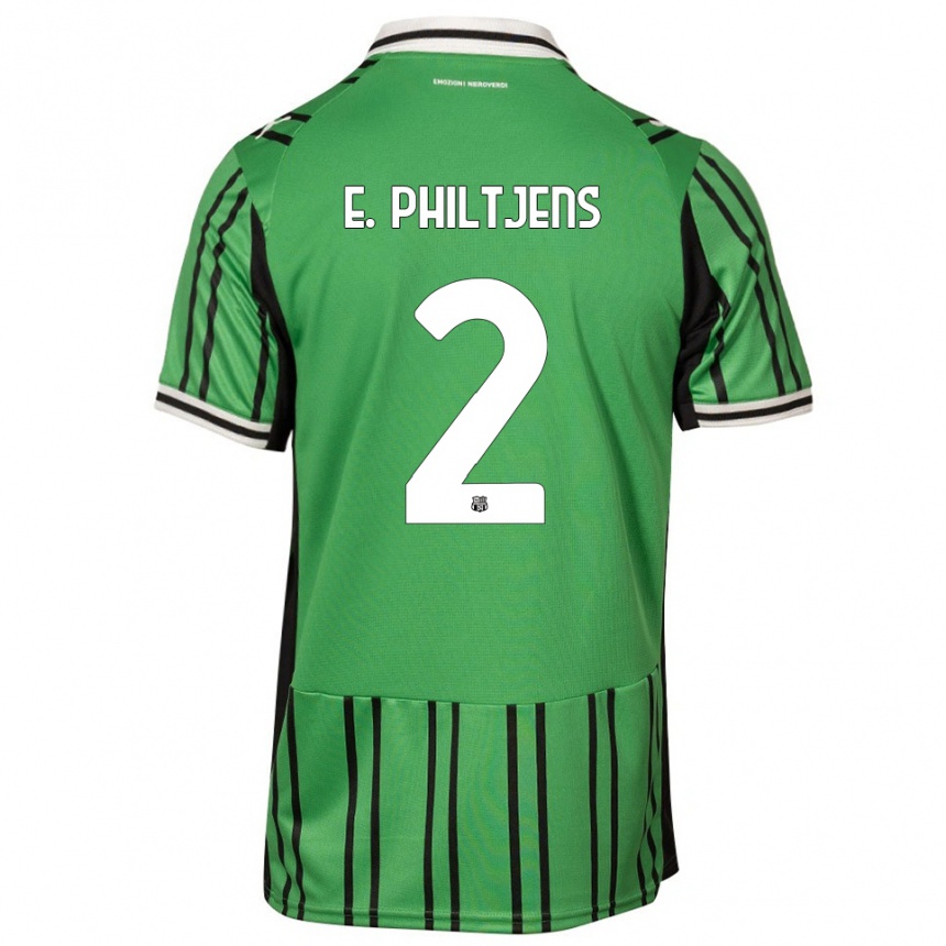 גברים כדורגל דאווינה פילטיינס #2 ירוק שחור ג'רזי ביתית 2025/26