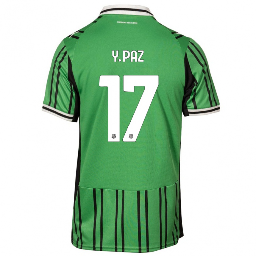 גברים כדורגל ייפרסון פאס #17 ירוק שחור ג'רזי ביתית 2025/26