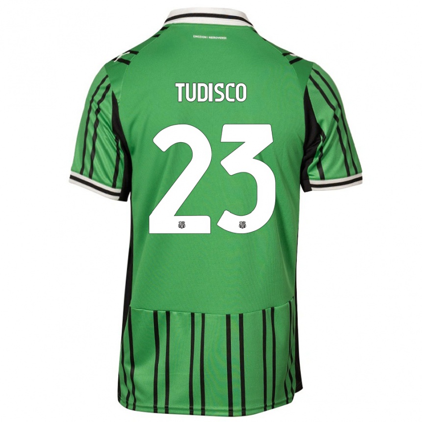 גברים כדורגל ג'ורג'יה טודיסקו #23 ירוק שחור ג'רזי ביתית 2025/26