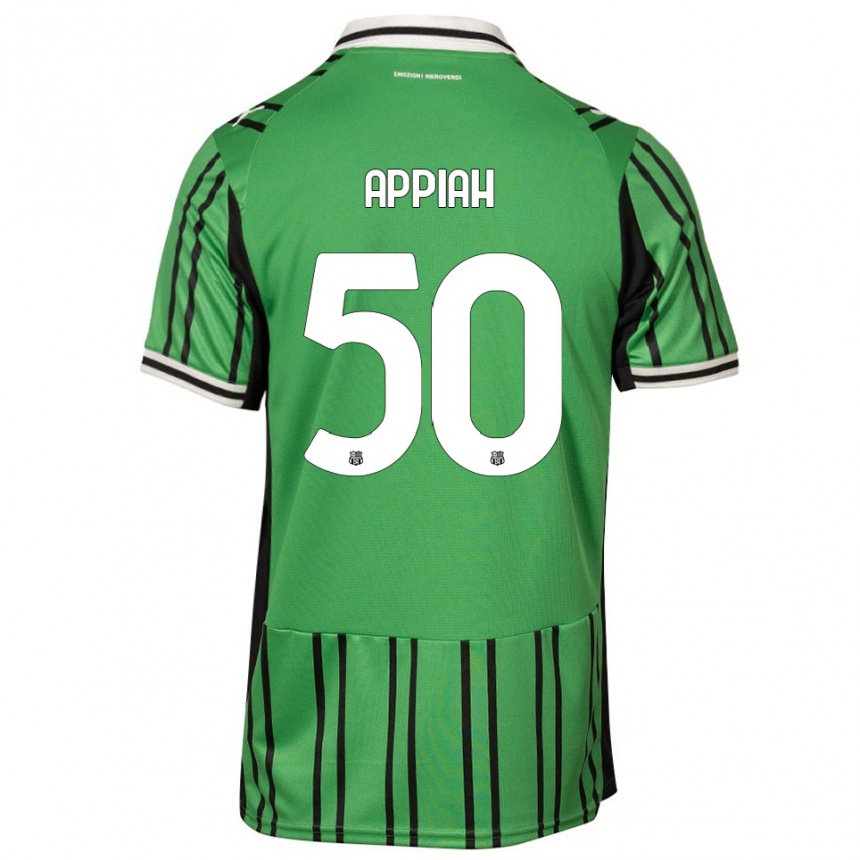 גברים כדורגל לורנזו אפייה #50 ירוק שחור ג'רזי ביתית 2025/26