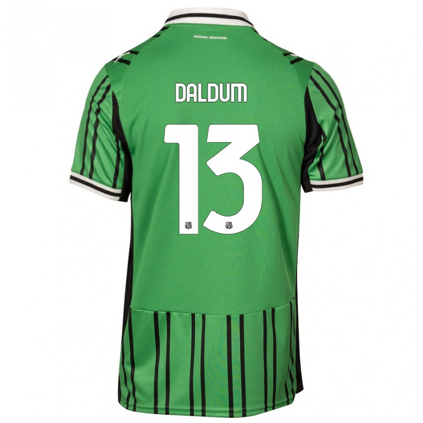 גברים כדורגל Sonosi Daldum #13 ירוק שחור ג'רזי ביתית 2025/26
