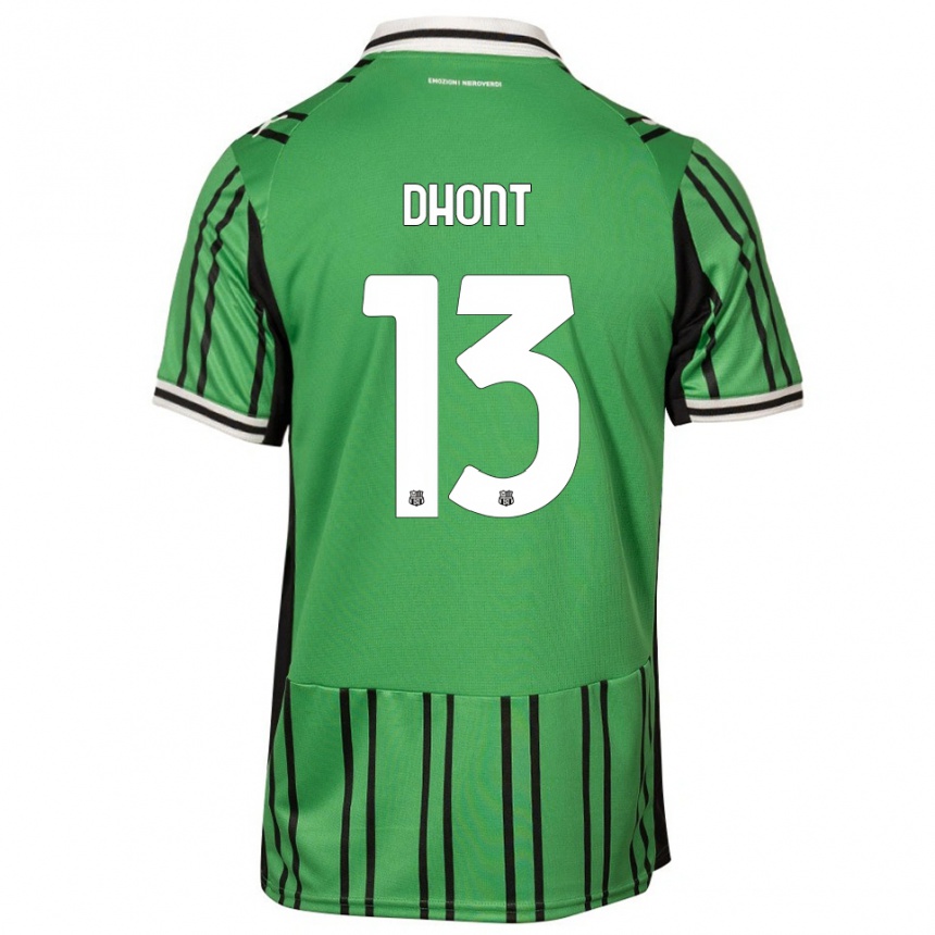 גברים כדורגל אלנה דונט #13 ירוק שחור ג'רזי ביתית 2025/26