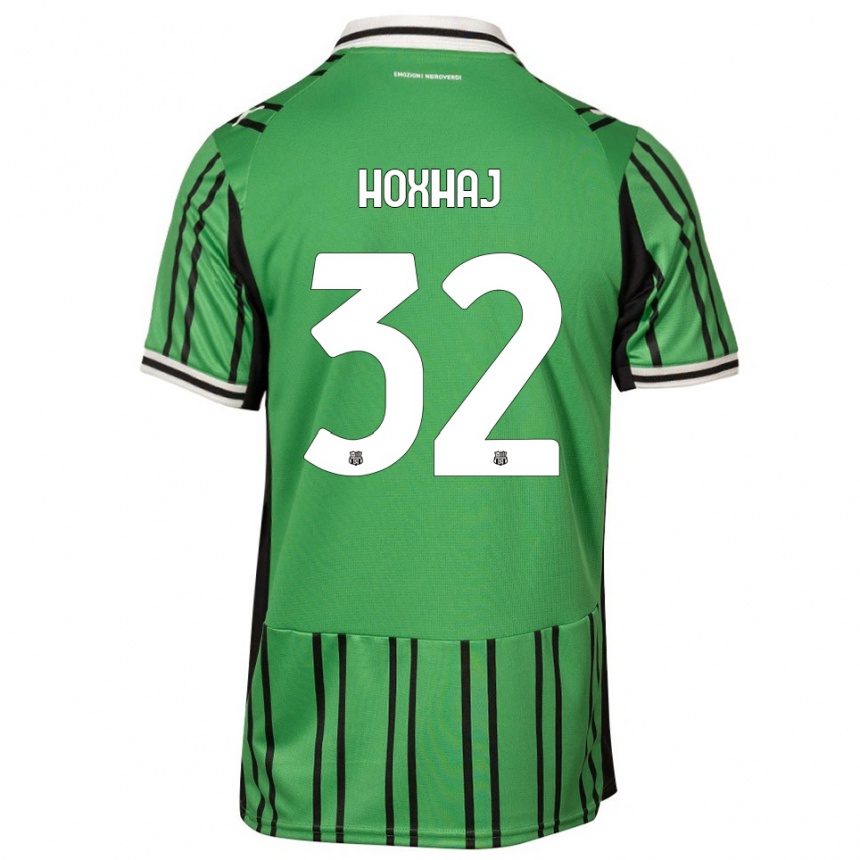 גברים כדורגל Kristina Hoxhaj #32 ירוק שחור ג'רזי ביתית 2025/26