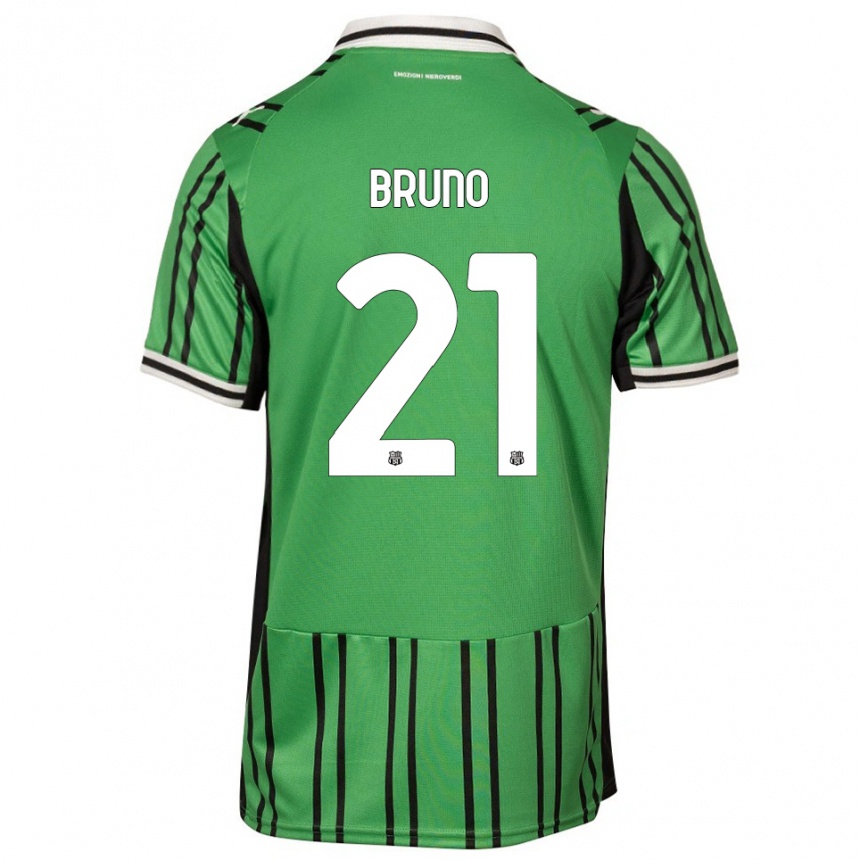 גברים כדורגל Kevin Bruno #21 ירוק שחור ג'רזי ביתית 2025/26