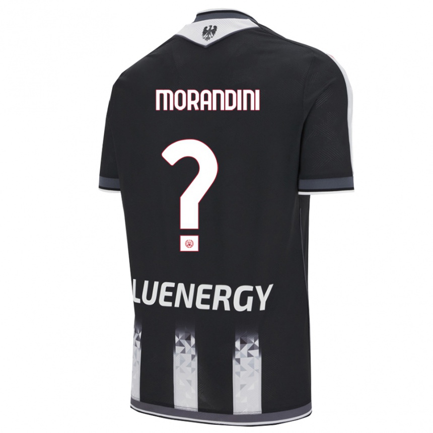 גברים כדורגל Federico Morandini #0 שחור לבן ג'רזי ביתית 2025/26