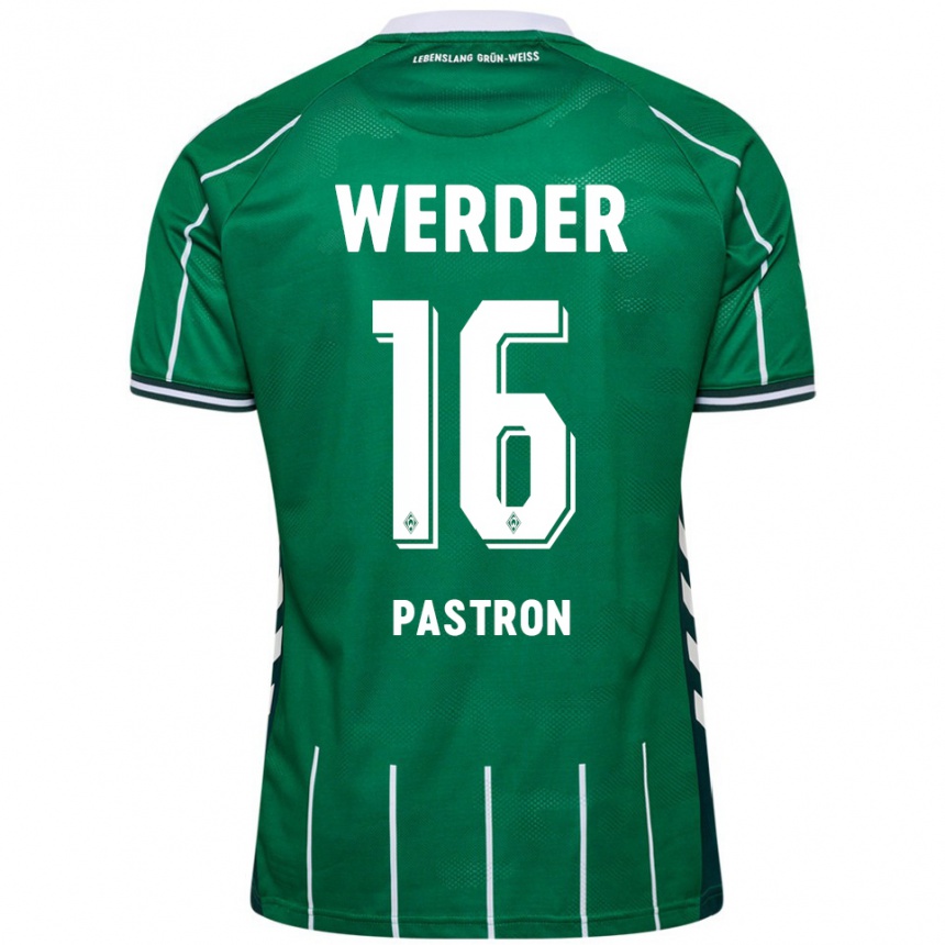 גברים כדורגל Alvin Pastron #16 ירוק לבן ג'רזי ביתית 2025/26