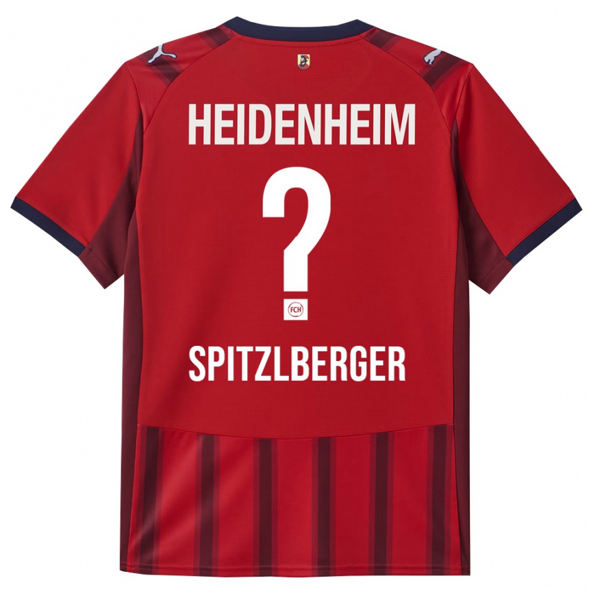 גברים כדורגל Tyler Spitzlberger #0 אדום נייבי ג'רזי ביתית 2025/26
