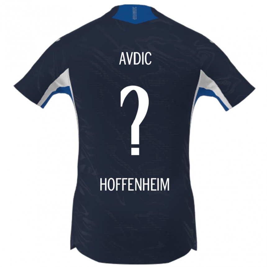 גברים כדורגל Edin Avdic #0 נייבי לבן ג'רזי ביתית 2025/26
